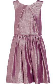 Mulberry Metallic Jacquard Dress - Lyst