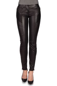 Balmain Leather Pants - Lyst