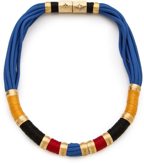 Holst + Lee Pharoah Necklace in Multicolor (blue) - Lyst