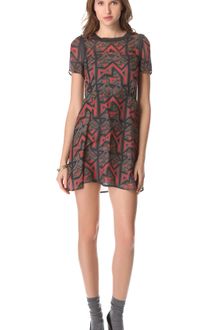 Marc By Marc Jacobs Geo Maze Print Dress - Lyst
