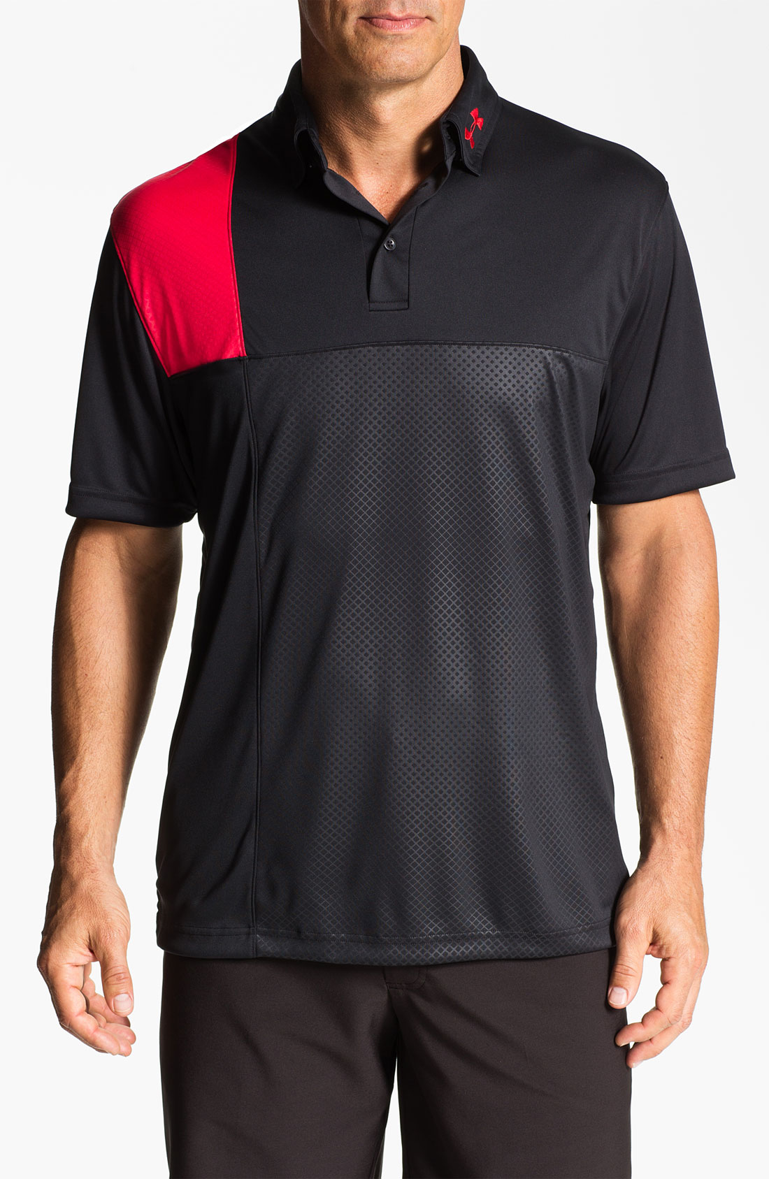 Under Armour Heatgear UV Protection Performance Polo in Red for Men