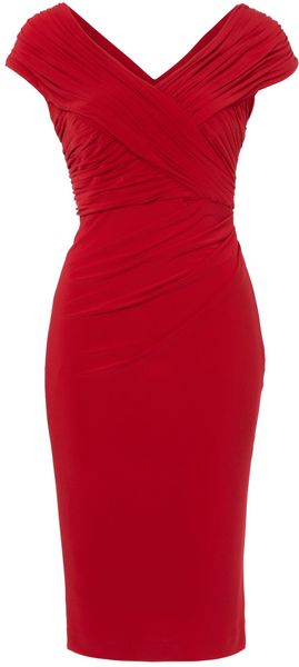 Untold Cross Front Sleeveless Jersey Dress - Lyst