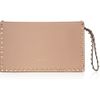 Valentino Rockstud Leather Clutch in Pink (blush) - Lyst