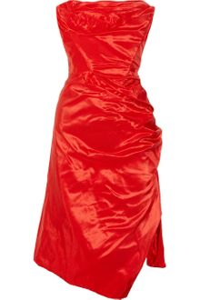 Vivienne Westwood Gold Label Corseted Silk Taffeta Dress - Lyst