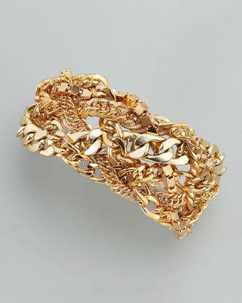 Cara Accessories Multichain Magnetic Bracelet - Lyst