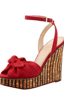 Charlotte Olympia Miranda Bambooprint Wedge - Lyst