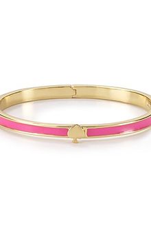 Kate Spade Thin Spade Hinge Bangle - Lyst