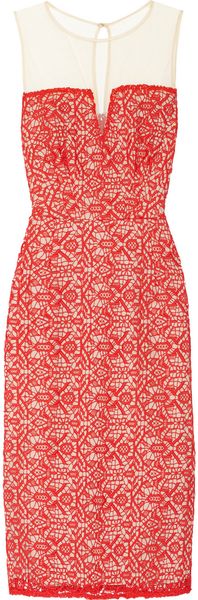 Alice By Temperley Alberto Lace and Mesh Dress - Lyst