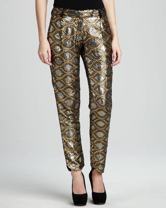 Dallin Chase Sequinpattern Pants - Lyst