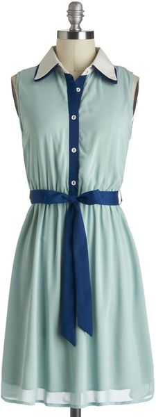 ModCloth Strolling The Seashore Dress - Lyst