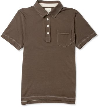 Billy Reid Pensacola Cottonjersey Polo Shirt - Lyst