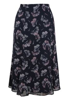 Eastex Fan Printed Panelled Skirt - Lyst
