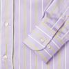 Etro Slimfit Striped Cotton Shirt in White for Men (purple) - Lyst