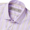 Etro Slimfit Striped Cotton Shirt in White for Men (purple) - Lyst