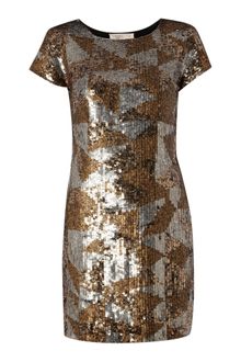 Label Lab Ao Sequin Patch Dress - Lyst