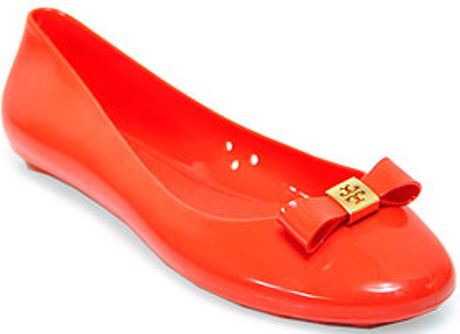 tory burch jelly ballet flats