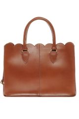 Asos Leather Scallop Edge Shopper