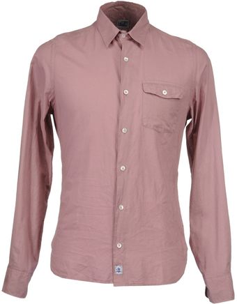 C P Company Long Sleeve Shirt - Lyst