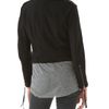 Donna Karan New York Felt Leather Jacket in Black - Lyst