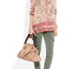 Donna Karan New York Floral Print Cotton and Silk Blend Shirt in Pink (floral) - Lyst