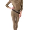 Donna Karan New York Legging Pants in Brown - Lyst