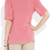 Donna Karan New York Ruched Stretch Silk Chiffon Top in Pink (rose) - Lyst