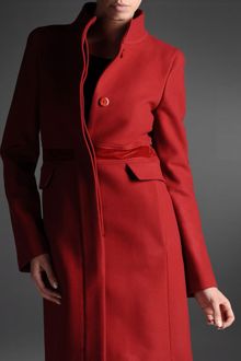 Emporio Armani Single-Breasted Coat - Lyst