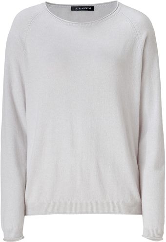 Iris Von Arnim Kitt Grey Cashmere Patsy Pullover - Lyst