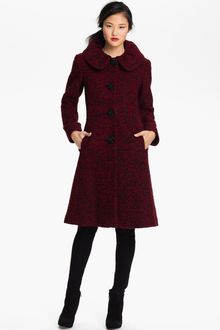 Ivanka Trump Single Breasted Tweed Coat - Lyst