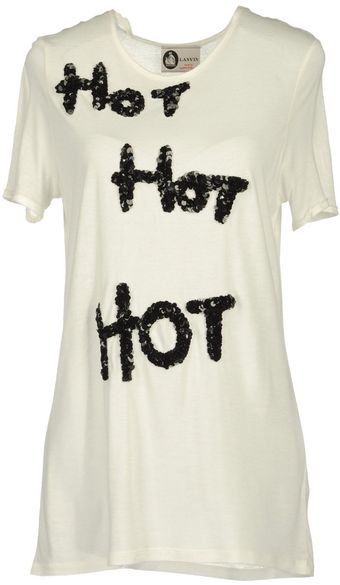 Lanvin Short Sleeve Tshirt - Lyst