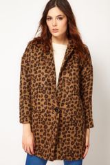River Island Leopard Coat