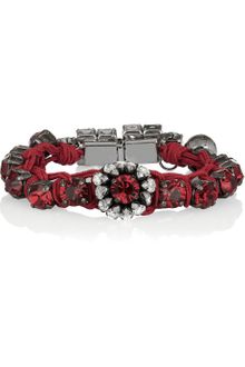 Shourouk Baraka Flower Swarovski Crystal Bracelet - Lyst
