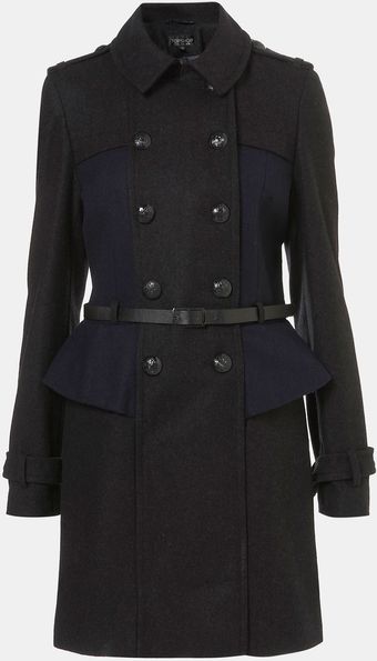 Topshop Utilitarian Coat - Lyst