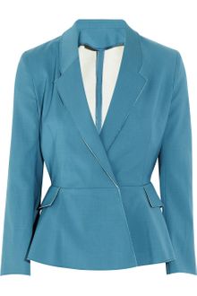 Acne Turner Raw Cotton Blend Peplum Jacket - Lyst
