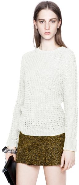 Acne Lina Pineapple White - Lyst
