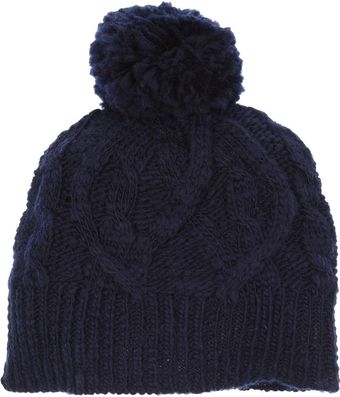 Aubin & Wills Cayton Cableknit Wool Hat - Lyst