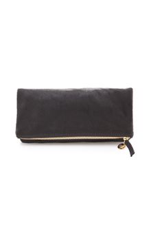 Clare Vivier Fold Over Haircalf Clutch - Lyst