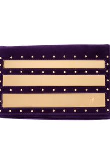Giuseppe Zanotti Stud Panel Clutch - Lyst