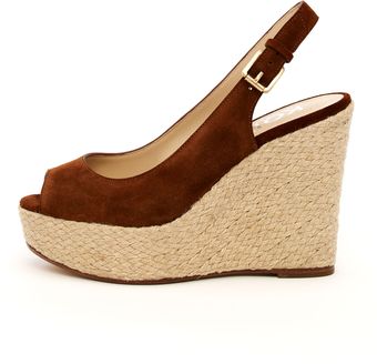 Kors By Michael Kors Keelyn Suede Wedge - Lyst