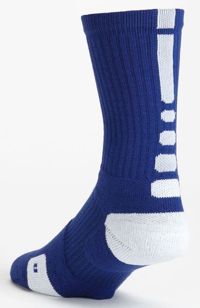 Nike Elite Basketball Crew Socks in Blue for Men (new orchid/ white/ white) | Lyst