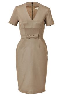 Burberry Taupe Moina Dress - Lyst