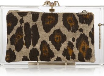 Charlotte Olympia Pandora Perspex Clutch - Lyst