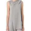 Donna Karan New York Sleeveless Hooded Tunic in Gray - Lyst