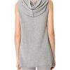Donna Karan New York Sleeveless Hooded Tunic in Gray - Lyst