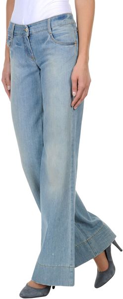 Patrizia Pepe Denim Trousers - Lyst