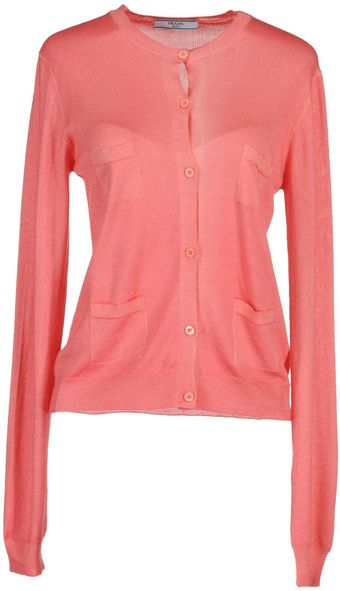 Prada Cardigan - Lyst