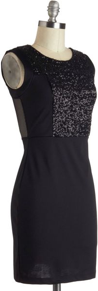 ModCloth Noir Kind Of Party Dress - Lyst