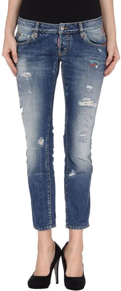 DSquared2 Denim Trousers - Lyst