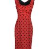 Dolce & Gabbana Short Dress in Red - Lyst