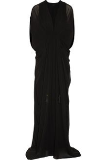 Gucci Draped Silk-georgette Gown - Lyst